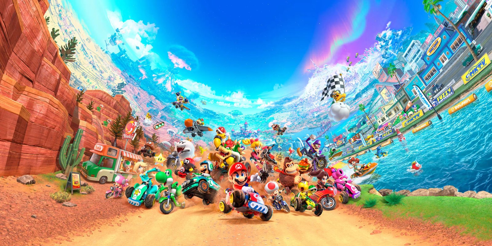 mario kart world