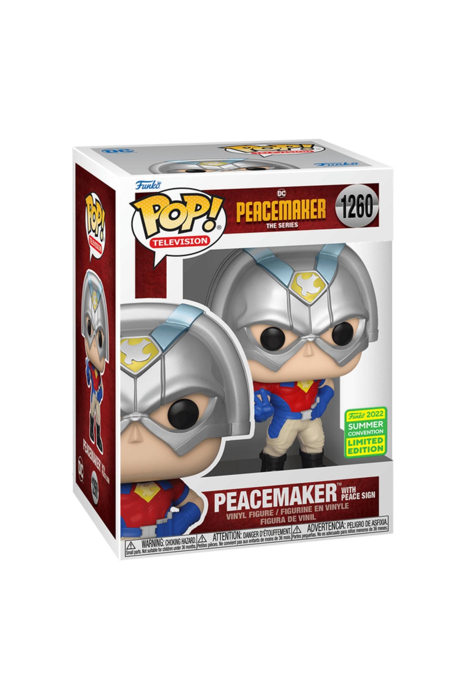DC's Best Funko Pop! Figures In 2024 8 Funko Pop! Peacemaker With Peace Sign