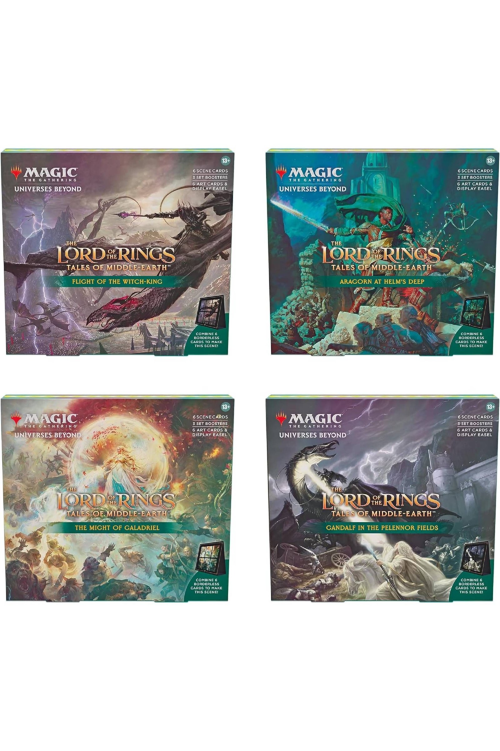 Best Gifts For The Lord Of The Rings Fans 2 All four Magic_ The Gathering The Lord of The Rings_ Tales of Middle-Earth Scene Boxes