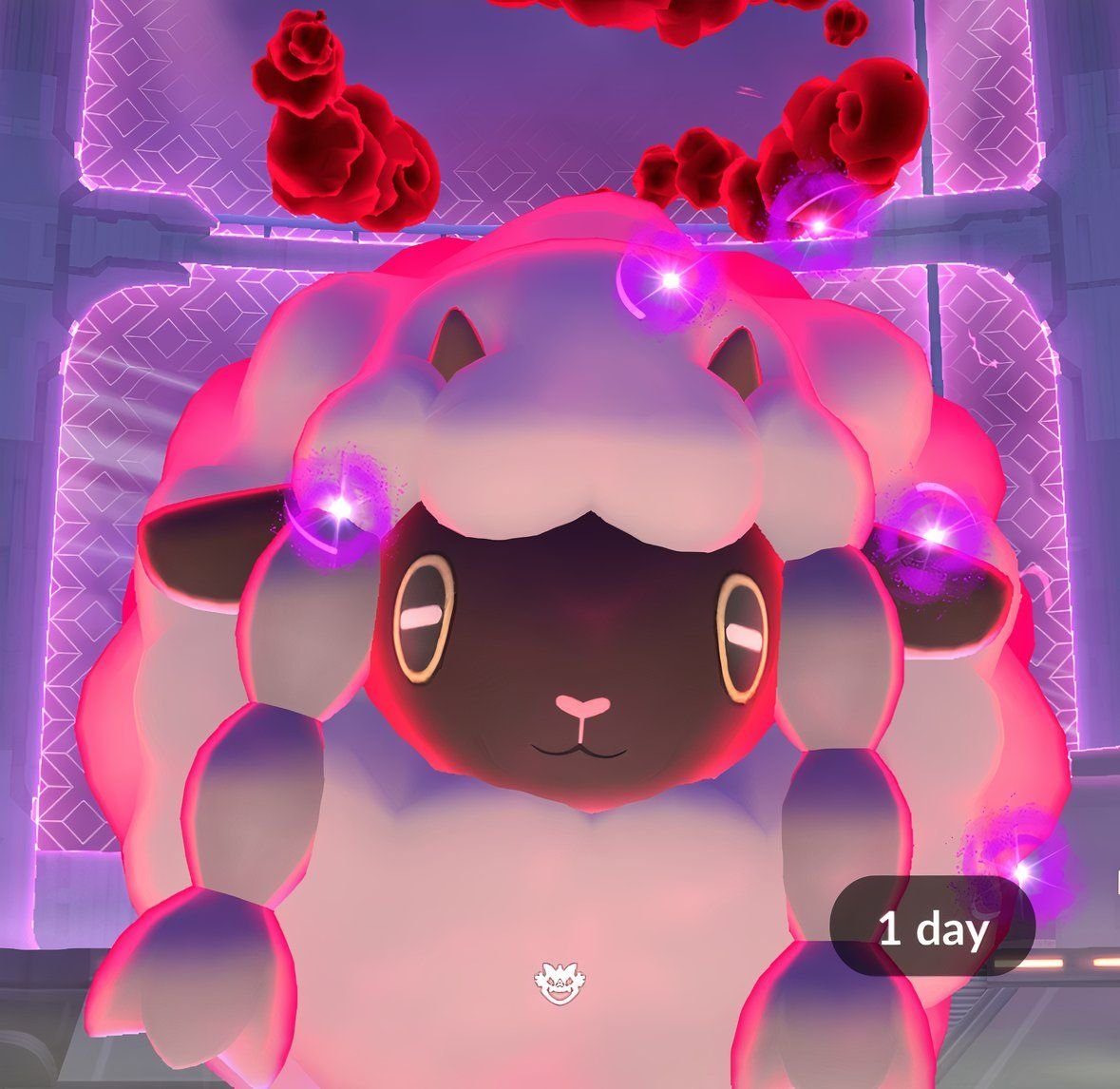 Dynamax Wooloo's Max Battle screen from Pokemon Go.