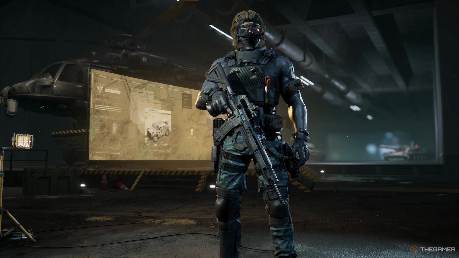 The Nox Operator getting ready for Warfare in Delta Force.
