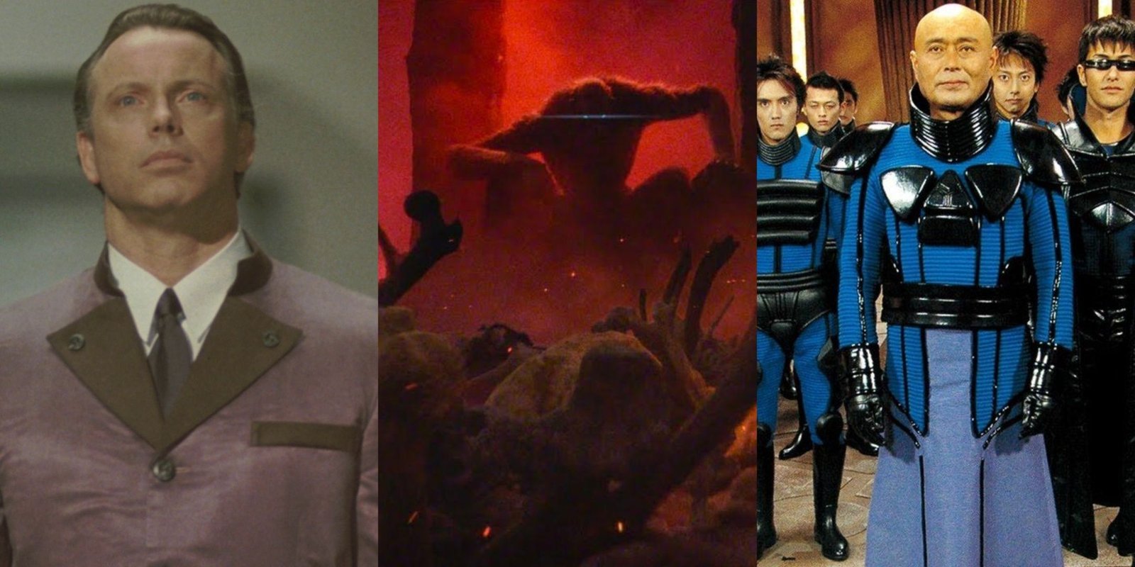 The Most Powerful Version Of Godzilla 5 The evil Futurians, the Xiliens and Skar King from the Godzilla franchise