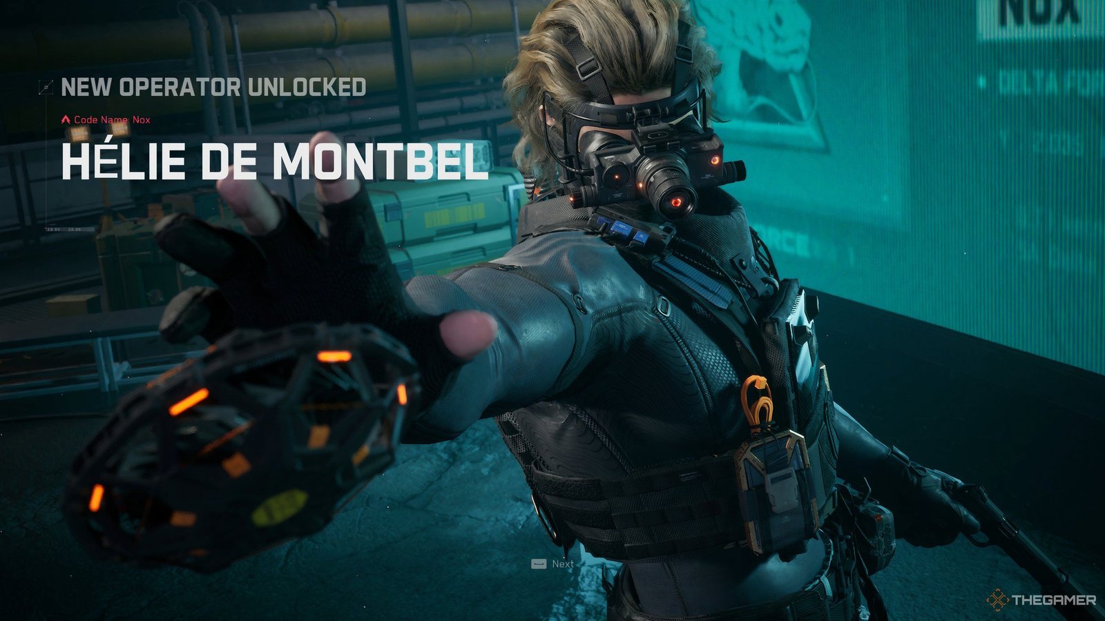 Unlocking the Nox Operator in Delta Force.