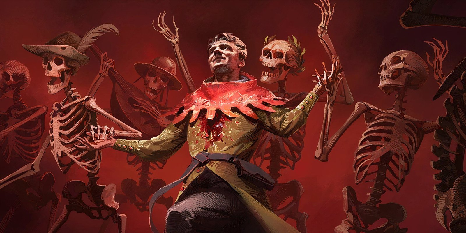 Henry dancing with skeletons from Kingdom come deliverance 2.