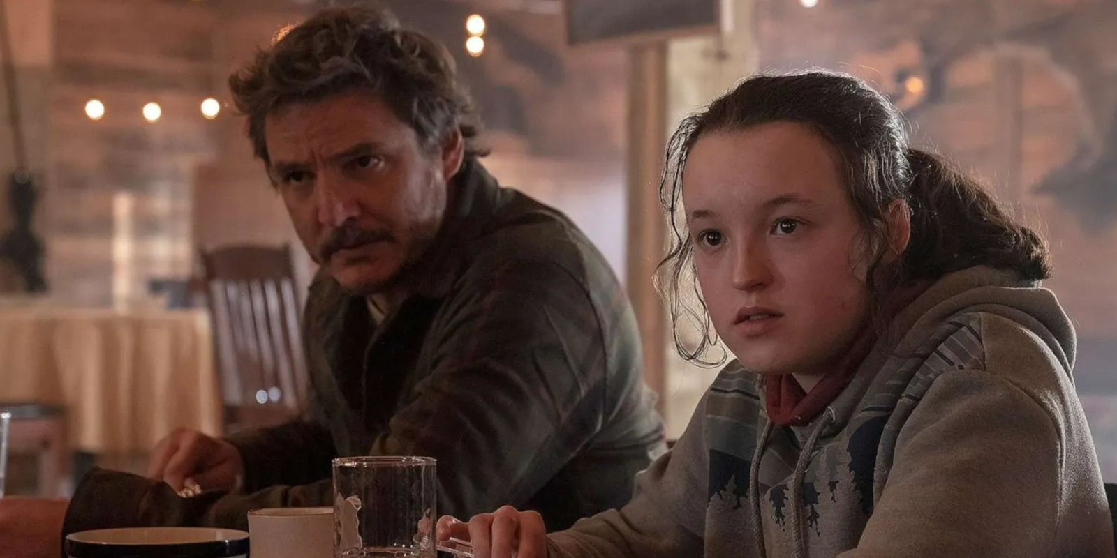 joel and ellie in the last of us season 2.