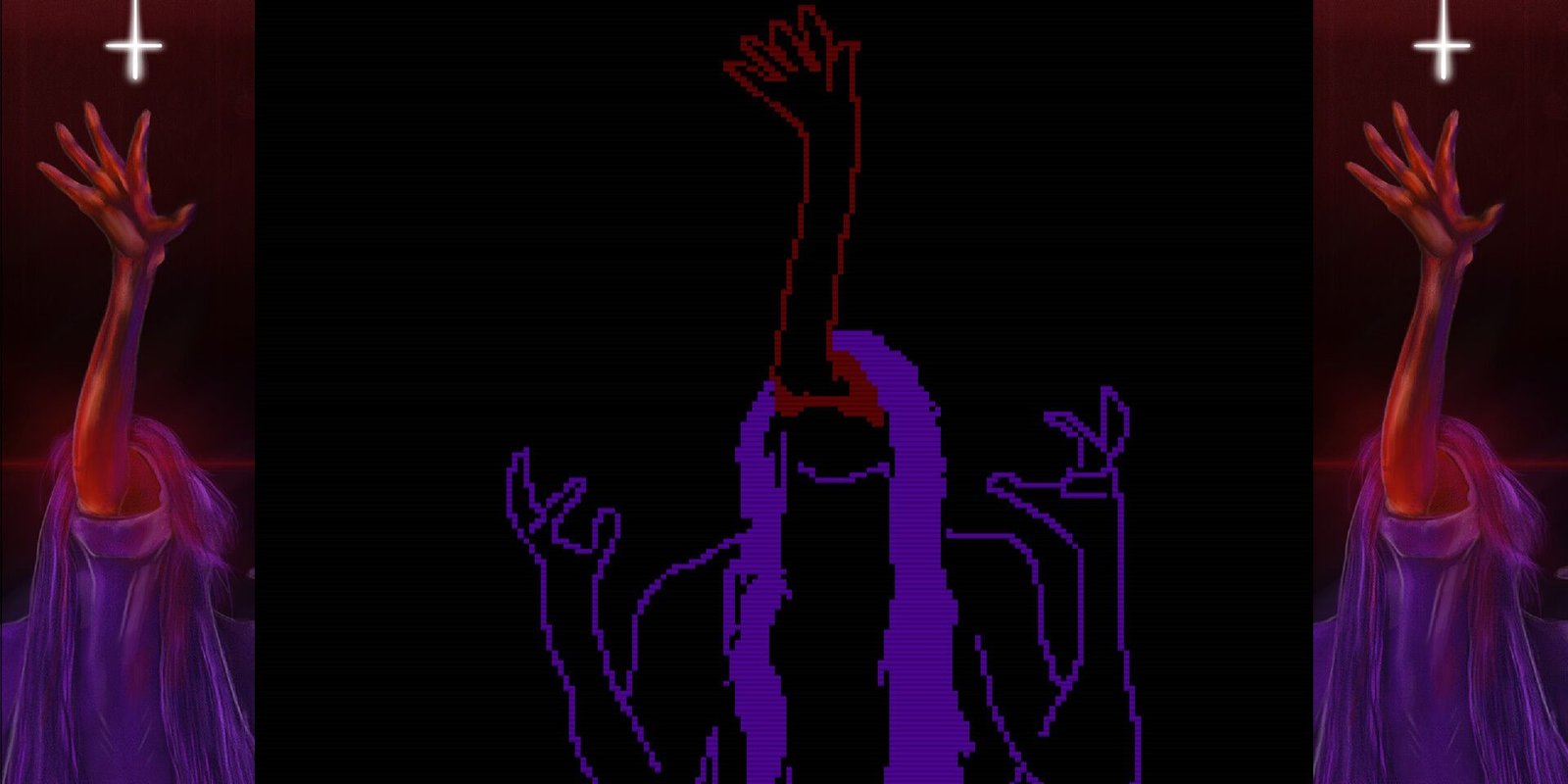 A demonic possession and exorcism in Faith The Unholy Trinity.