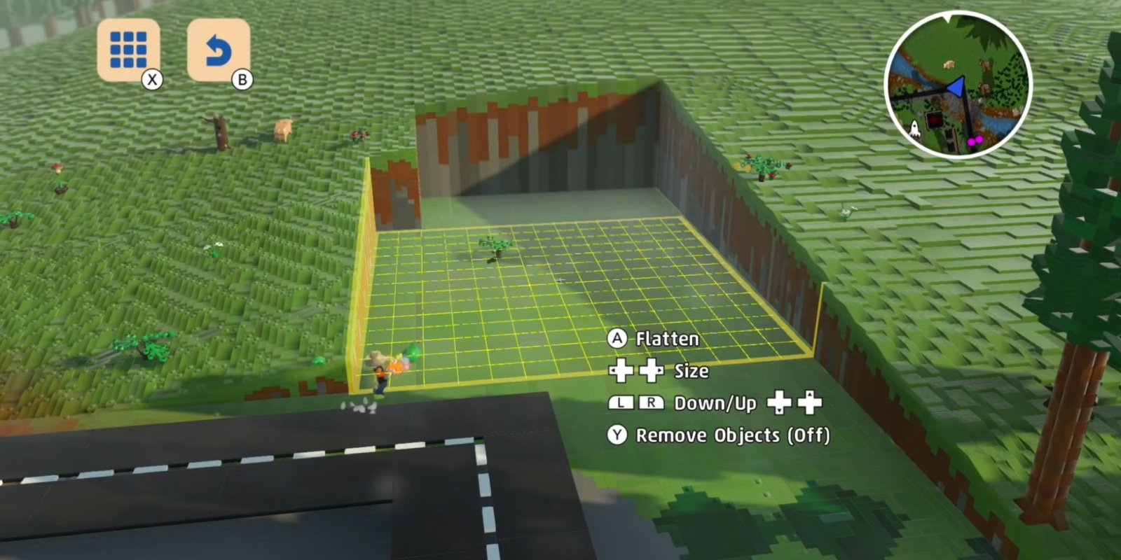 Terraforming in LEGO Worlds for Switch