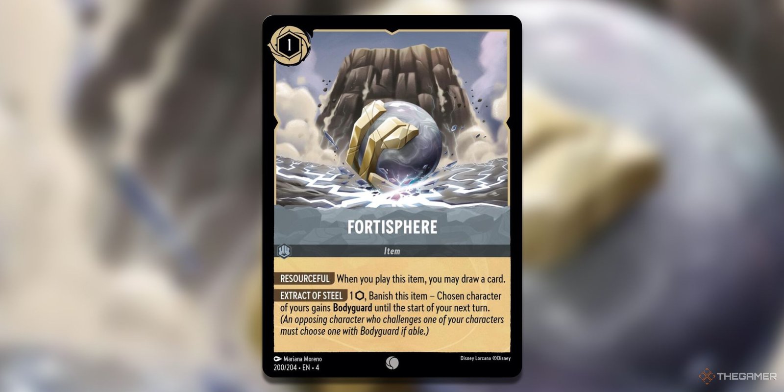 Fortisphere Disney Lorcana Card Art.