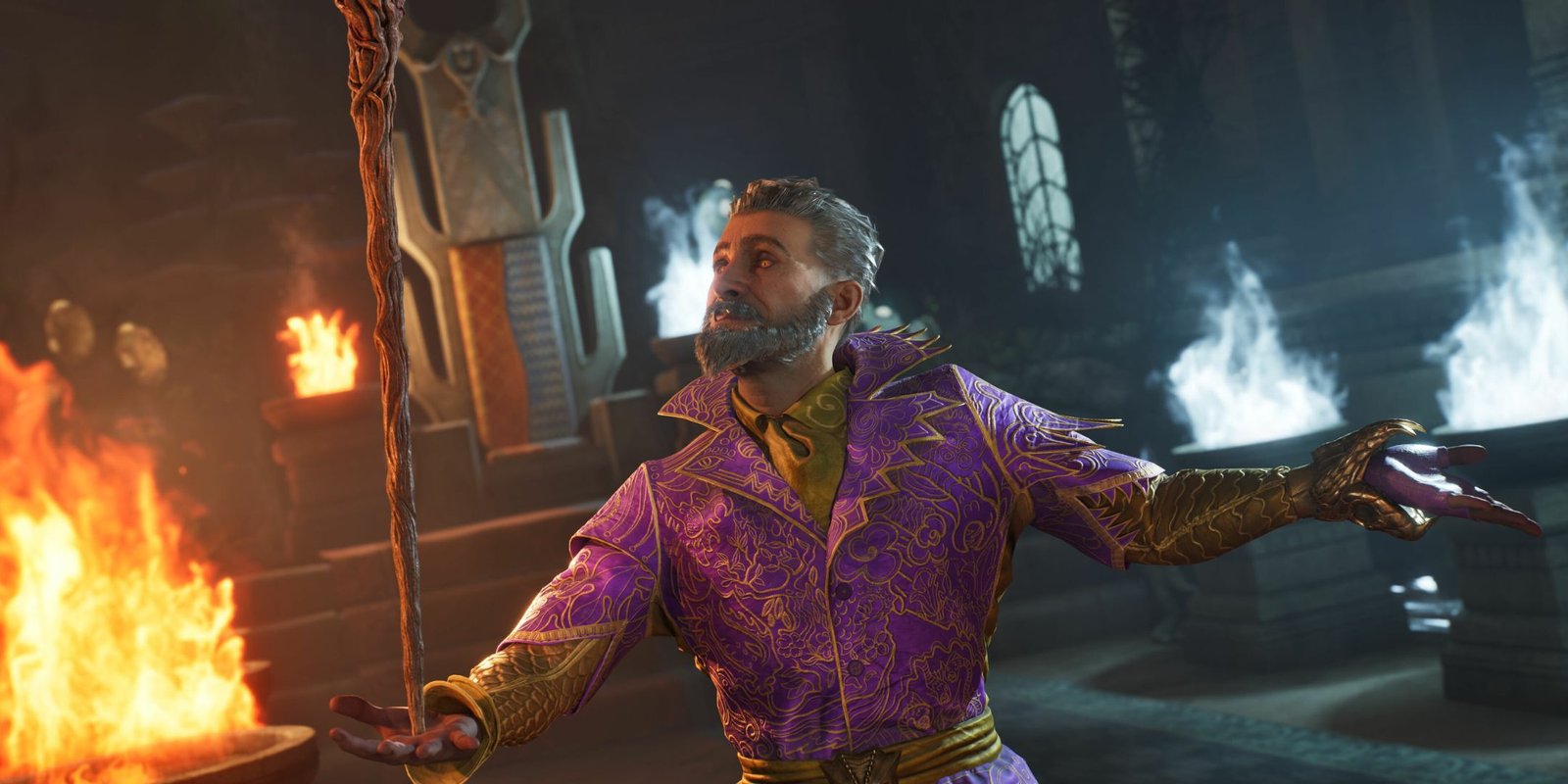 Oblivion Remastered Is The First Time All The Game's DLC Has Been Available On PlayStation 1 A character balancing a staff on their hand in Oblivion Remastered