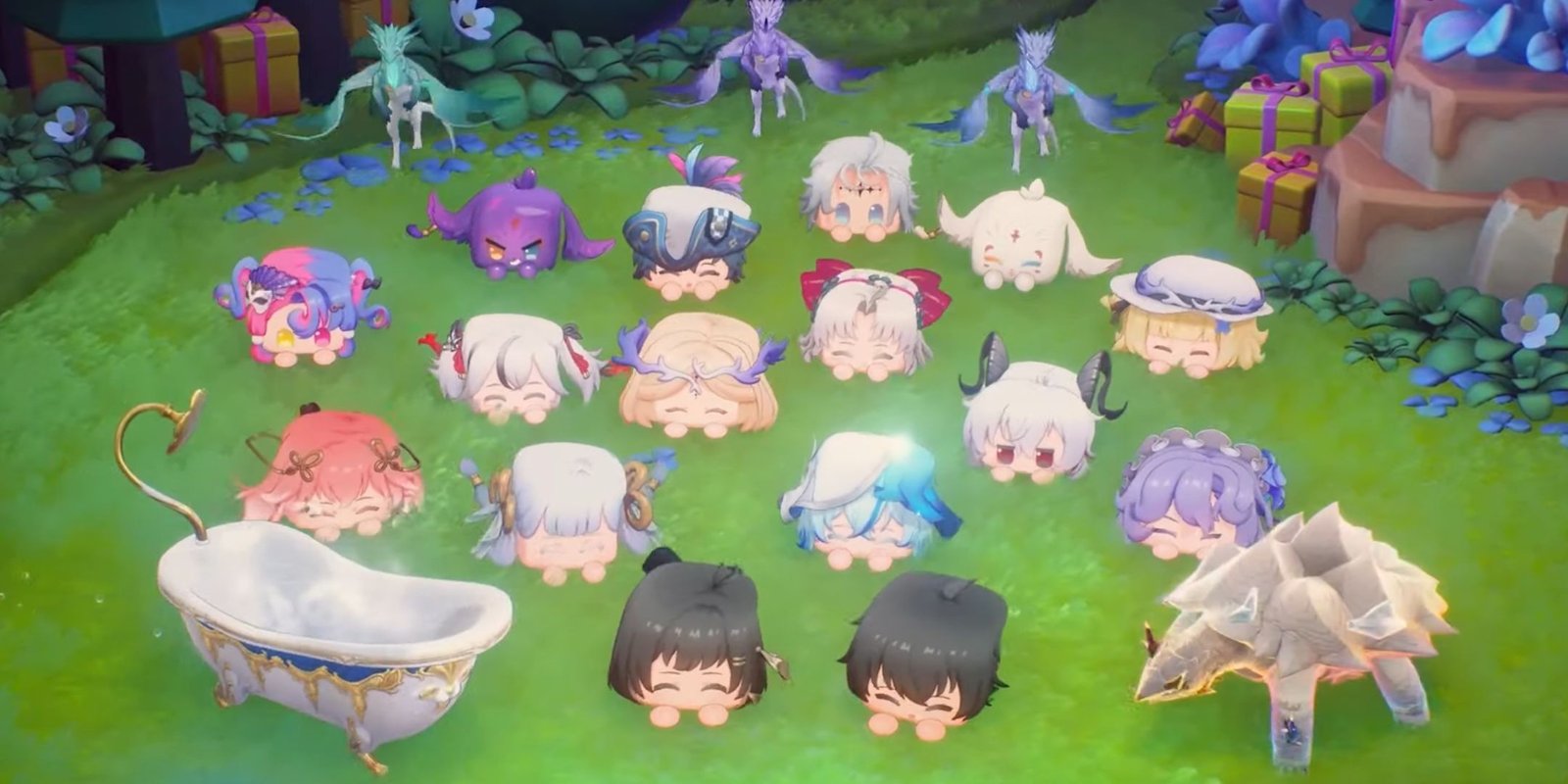 Zani Vs Ciaccona - Which To Pull For in Wuthering Waves 2.3? 1 Wuthering Waves all chibis dancing for the anniversary livestream.