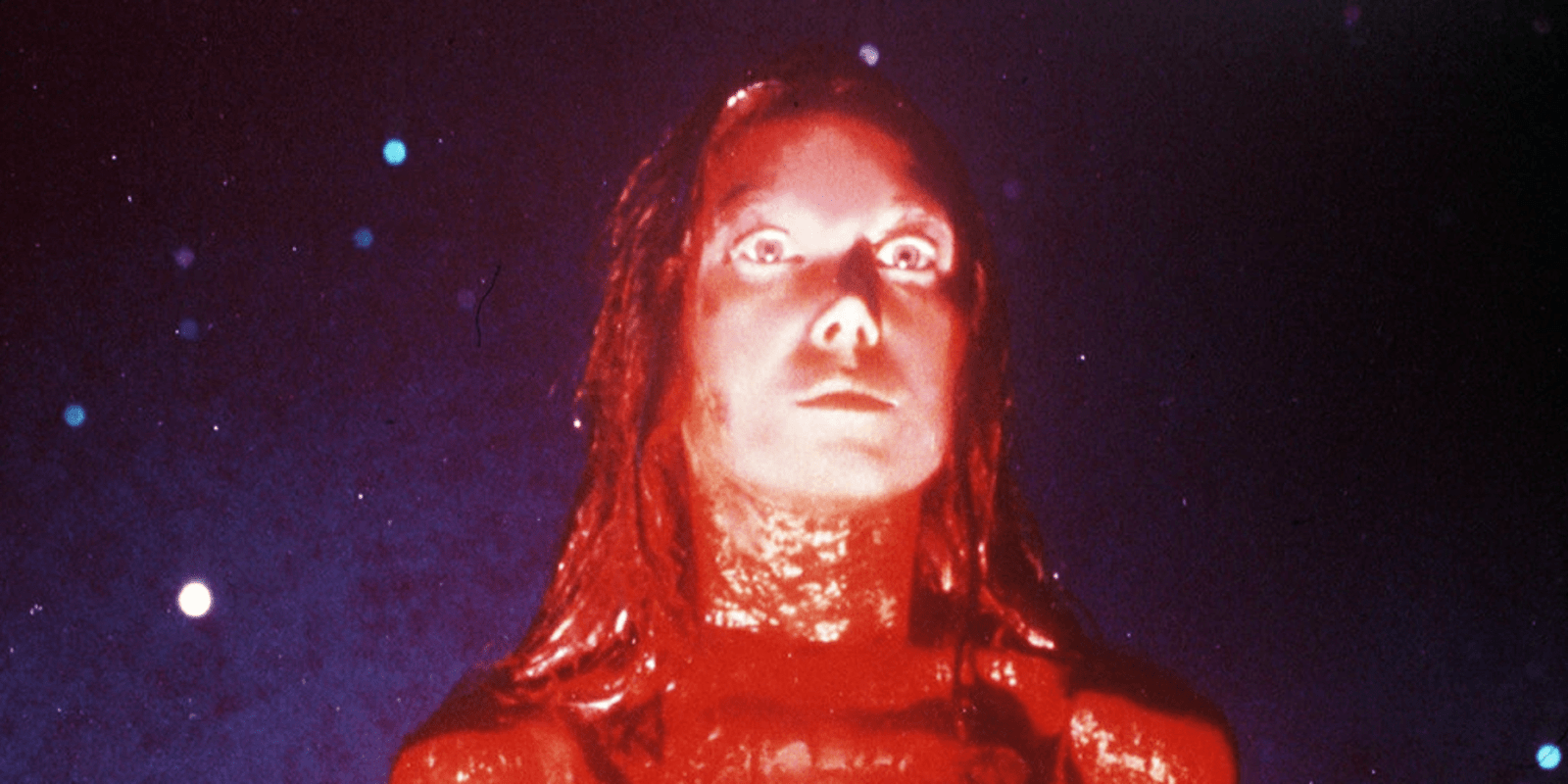 Carrie (1976) covered in blood,