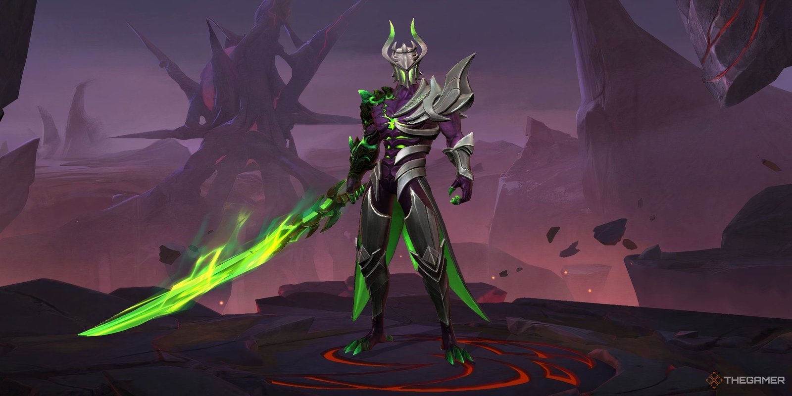 Mobile Legends, Argus standing in the Hero select screen.