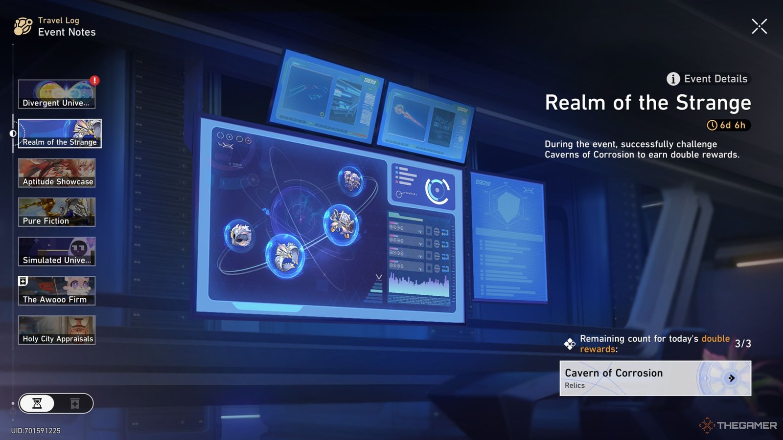 Honkai Star Rail Realm of the Strange event.