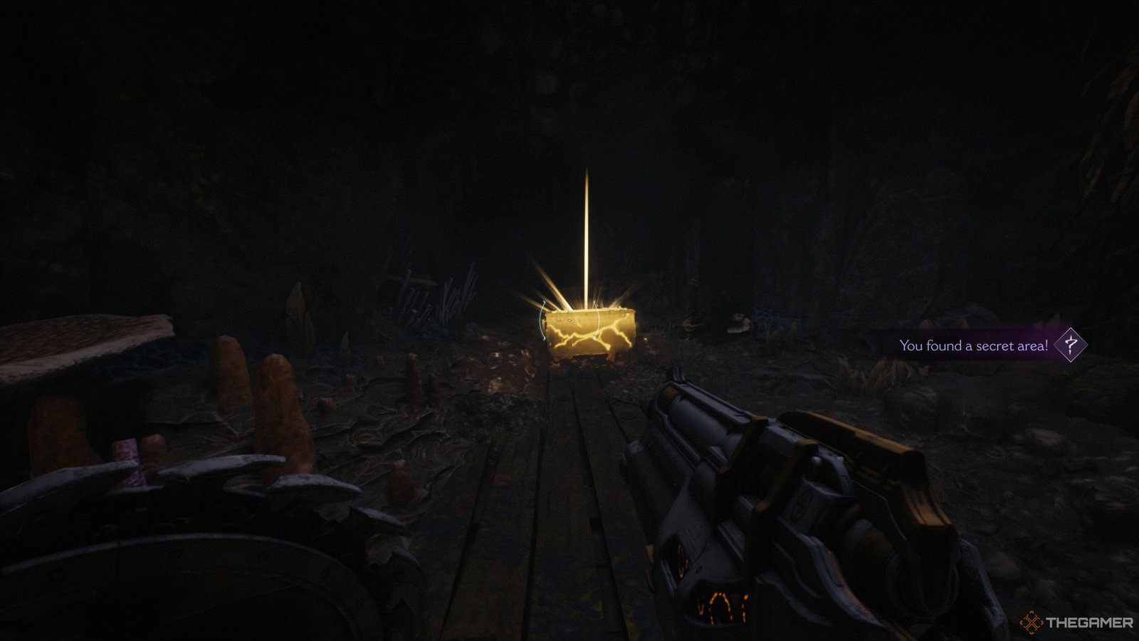 The treasure chest next to the second gate in The Temple Of Lomarith in Doom The Dark Ages.