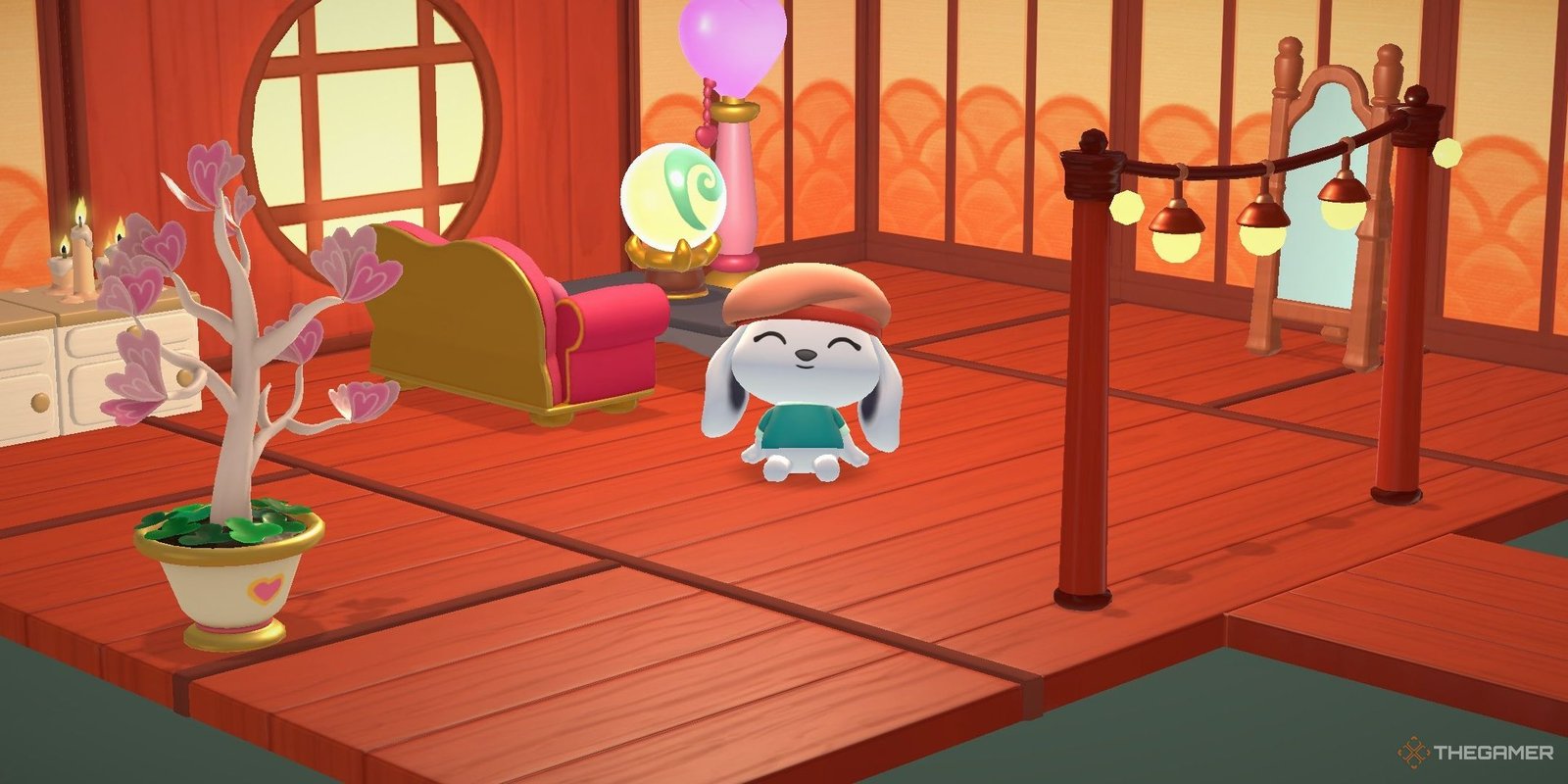 The Best Cooking Recipes In Hello Kitty Island Adventure 8 A sitting in their room with event furniture in Hello Kitty Island Adventure.