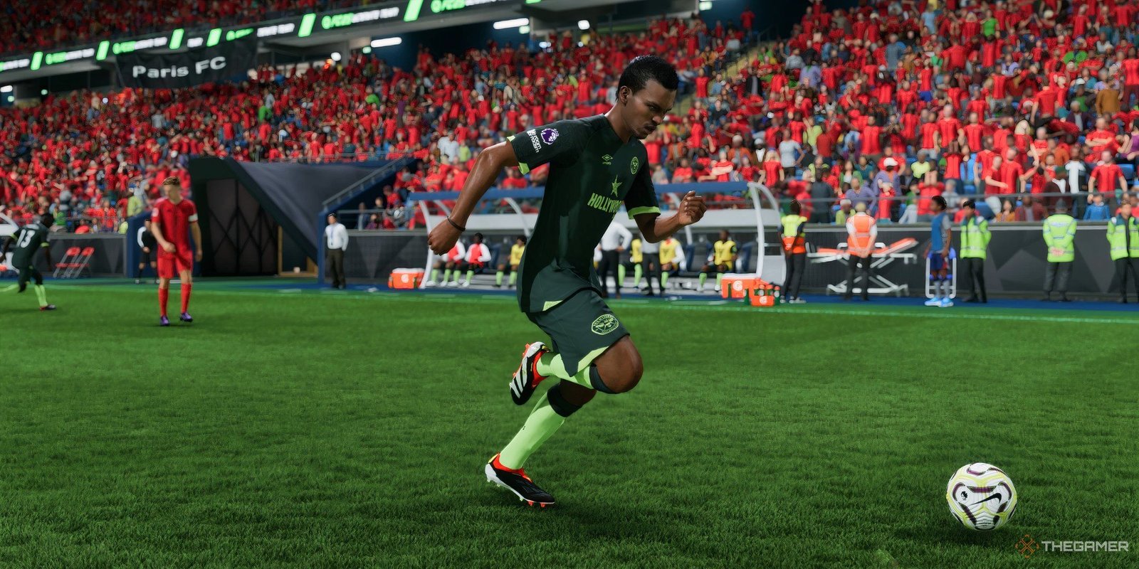 The Best Players To Use For Festive Wingback Evolution In EA FC 25 3 Nani running towards the goal in EA Sports FC 25.