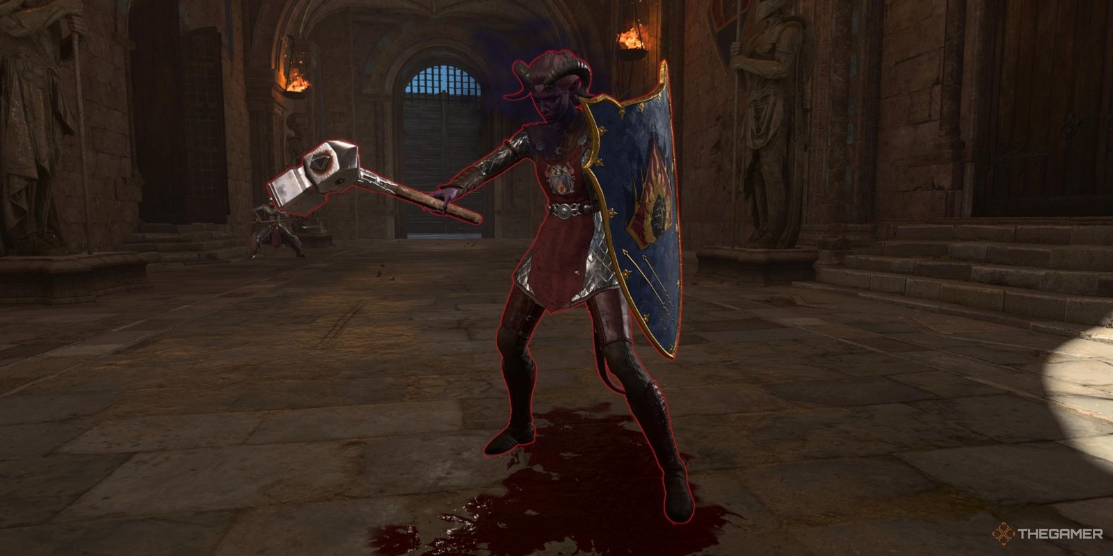 An enemy blinded by a Shadow Arrow in Baldur's Gate 3.