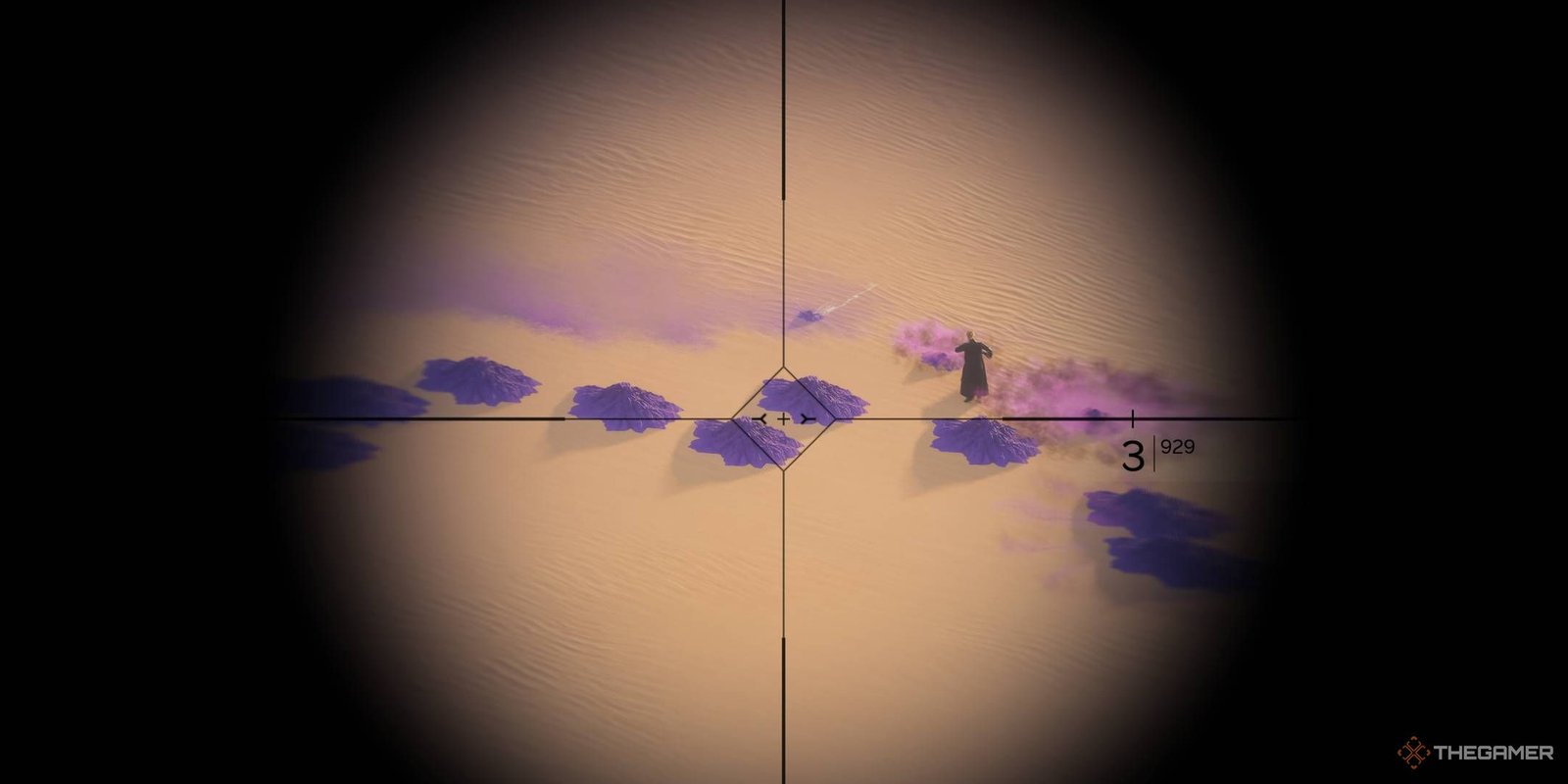 Dune_ Awakening player collecting spice.