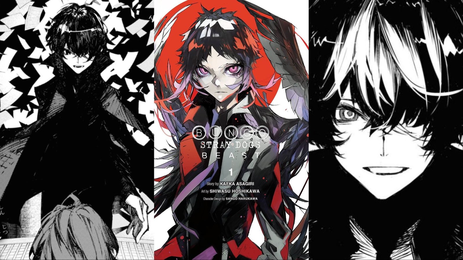 A look at the cover art and panels from Bungo Stray Dogs: Beast.