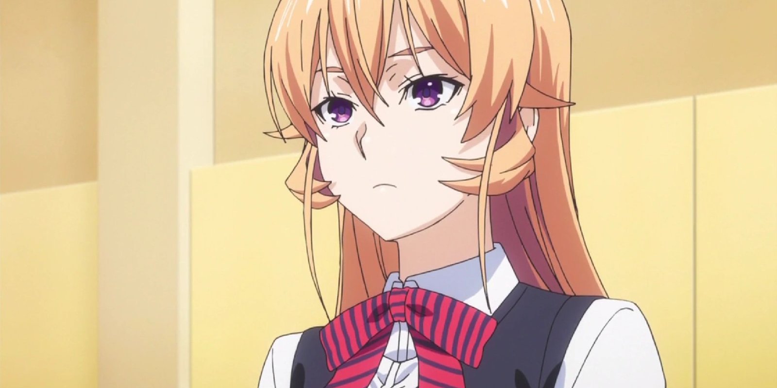 Erina Nakiri from Food Wars, looking forward.