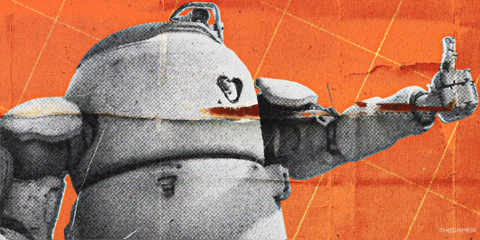 Counter-Strike Co-Creator Believes Cheating In Games Is At An All-Time High 1 A robot from Concord giving a thumbs up over an orange background.