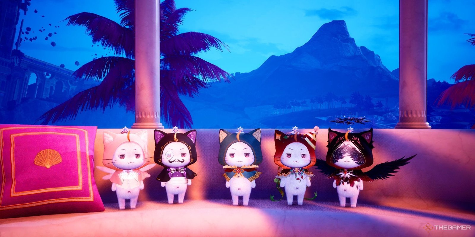 What Can You Do In Serenity Isle, The Single Player 1.5 Update For Infinity Nikki 13 Five Momo with Nikki in shrunk form are standing together on a counch in Infinity Nikki