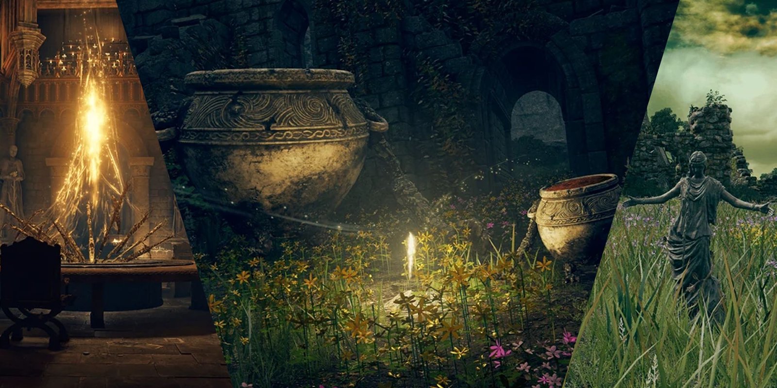 Biggest Differences You Need To Know Between Elden Ring And Elden Ring Nightreign 13 A Split Image Of Loading Screens From Elden Ring.