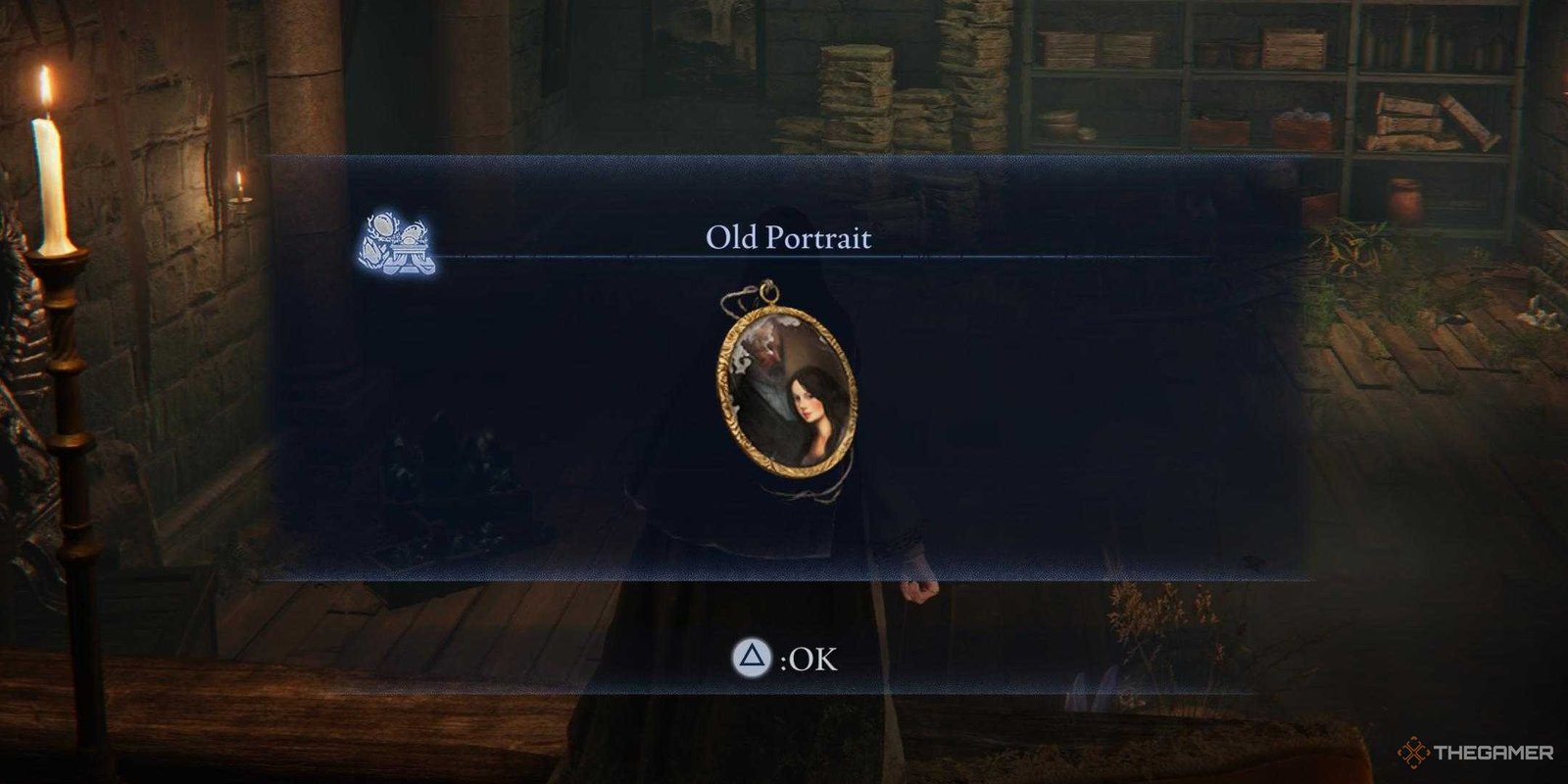 Elden Ring Nightreign pop up box showing that the player has unlocked the Old Portrait.