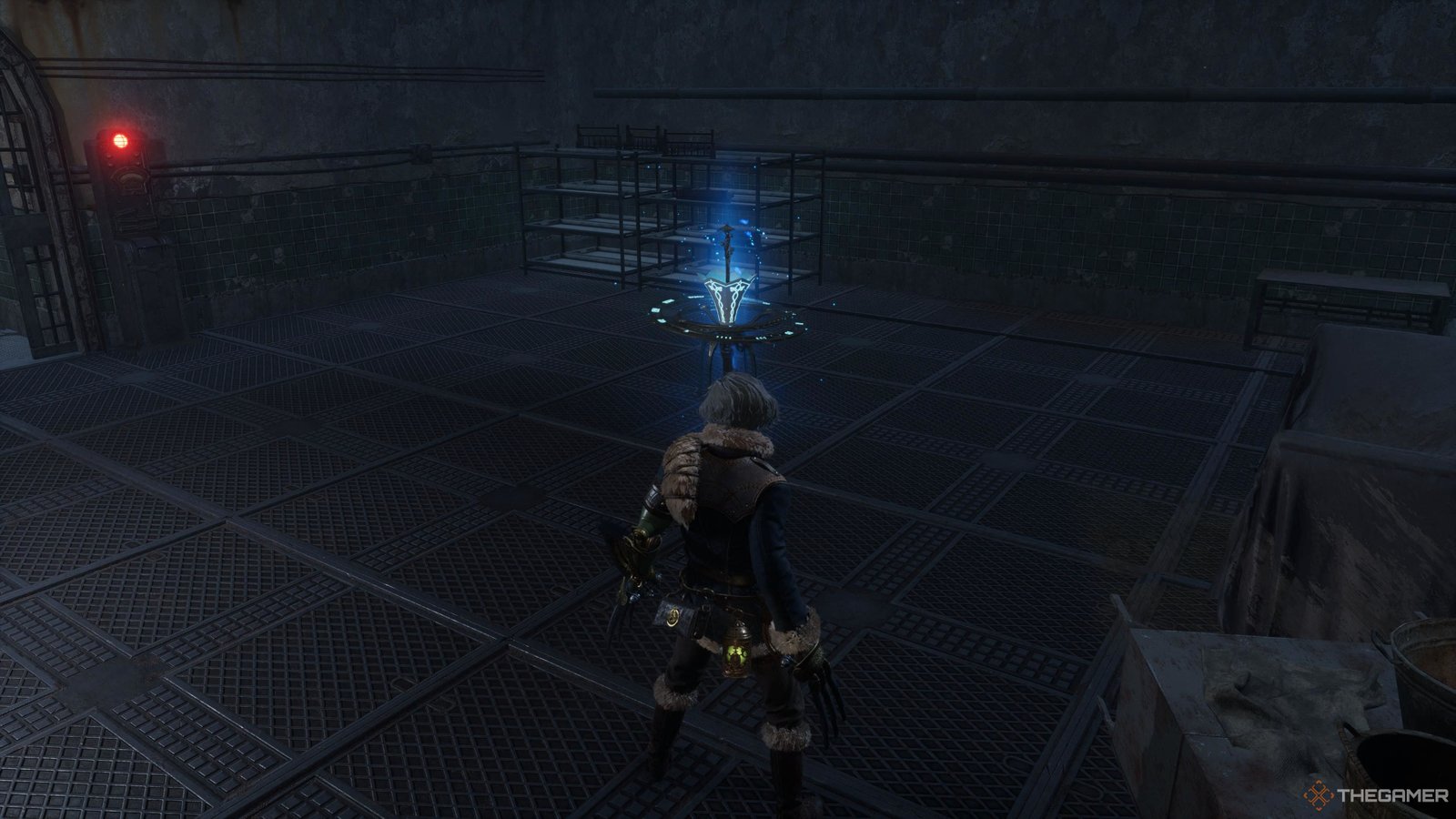 P facing the Elixir Research Zone Stargazer.