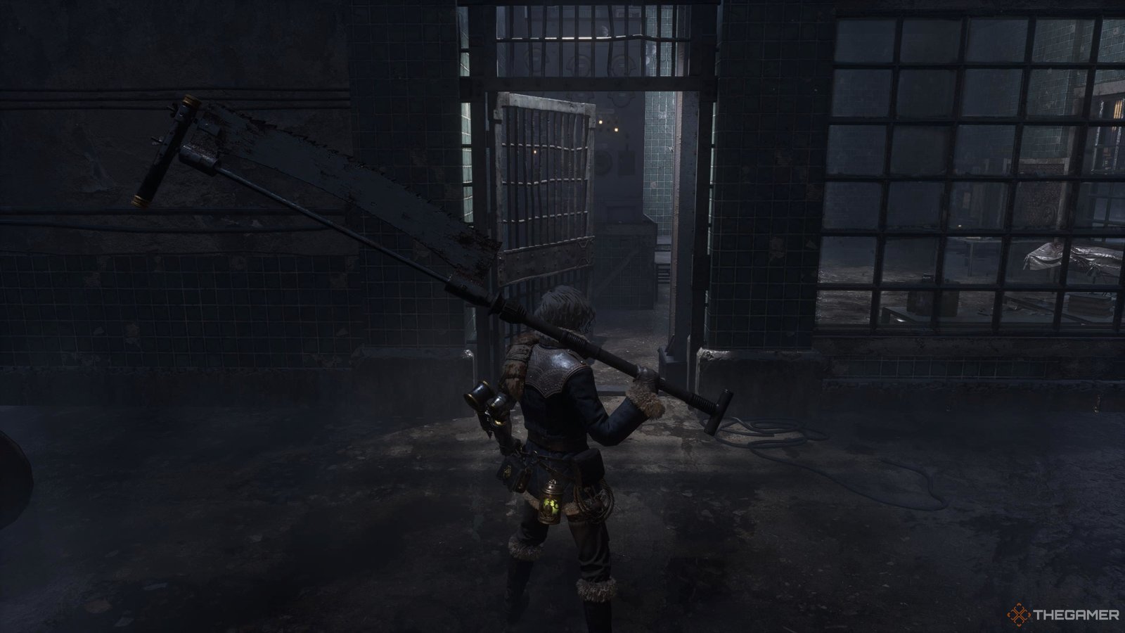 P facing the shortcut in the Elixir Research Zone of Lies Of P Overture.