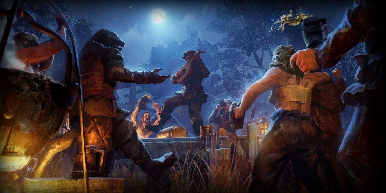 A Bard dancing in Dark and Darker.