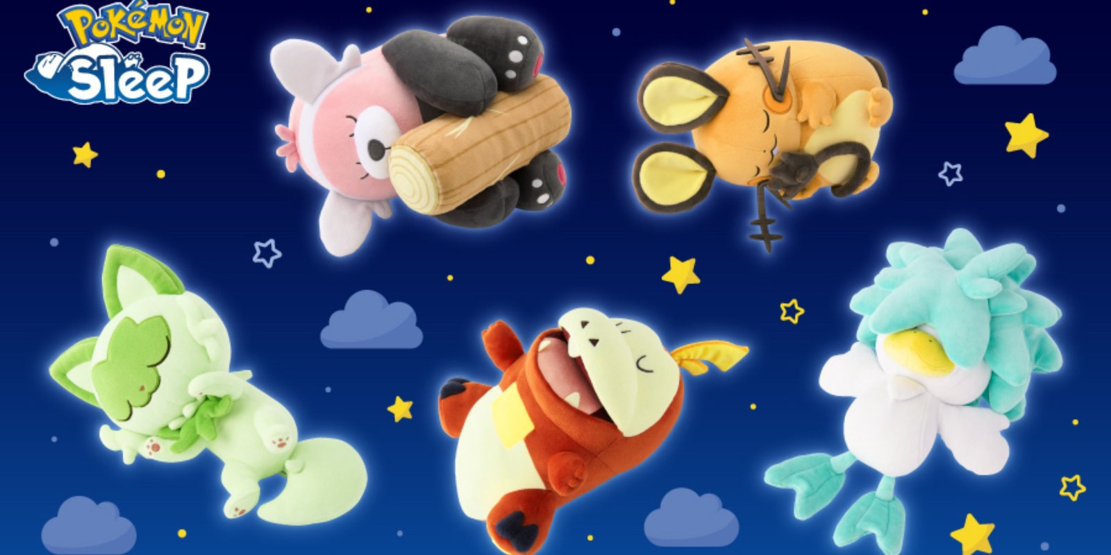 pokemon sleep sleeping plushes.