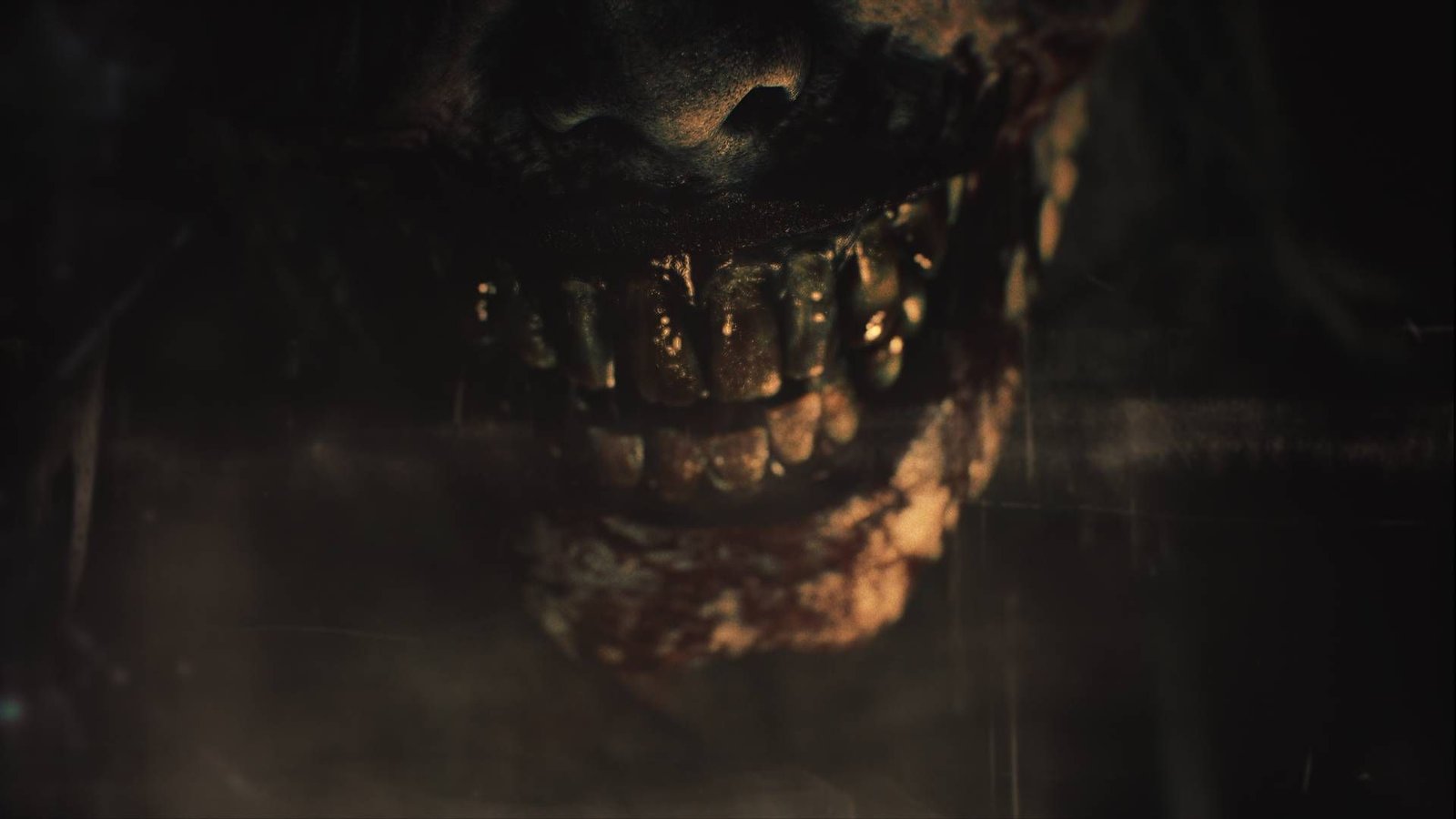 Resident Evil Requiem Close Up Of Monster With Big Teeth.
