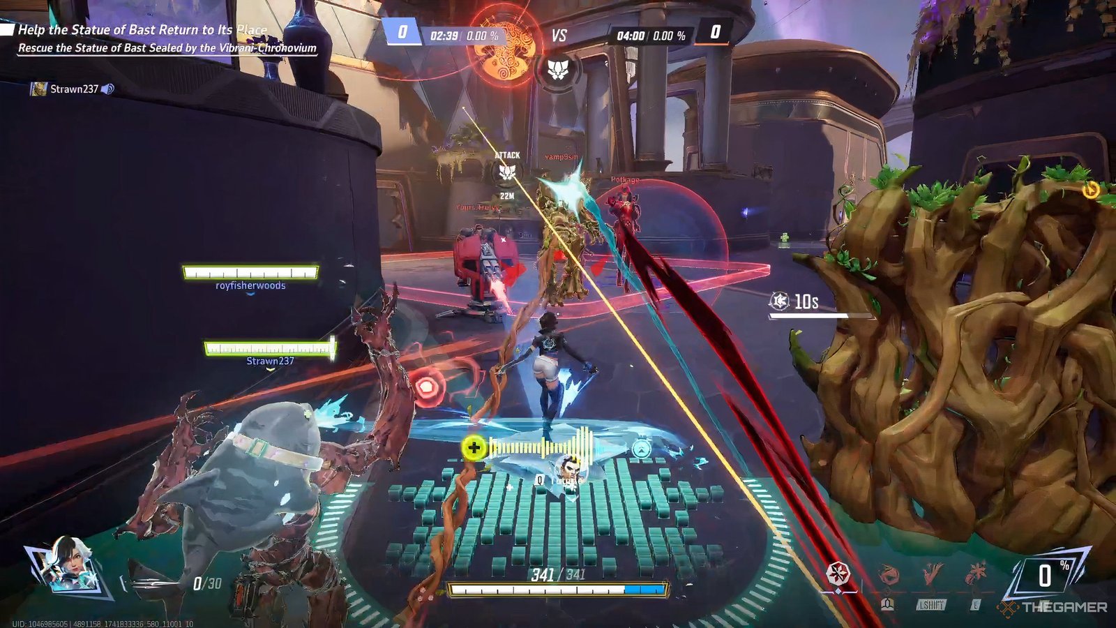 Luna Snow using her ultimate in Marvel Rivals. 