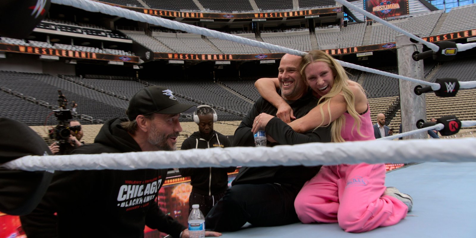 CM Punk, Adam Pearce, And Charlotte Flair in WWE Unreal