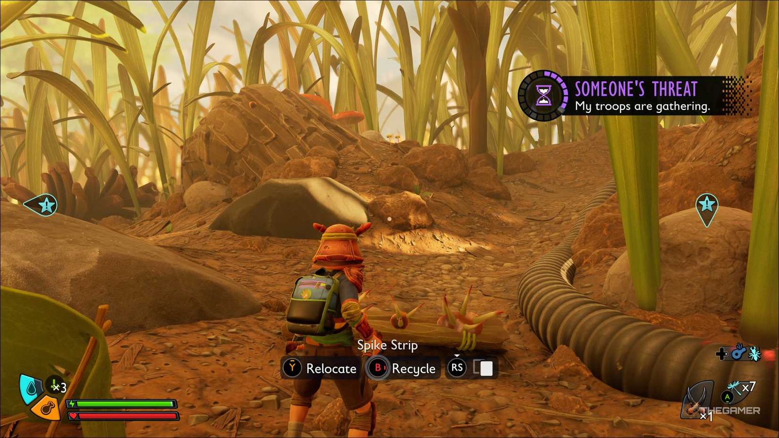 The Raid Timer counting down in Grounded 2.