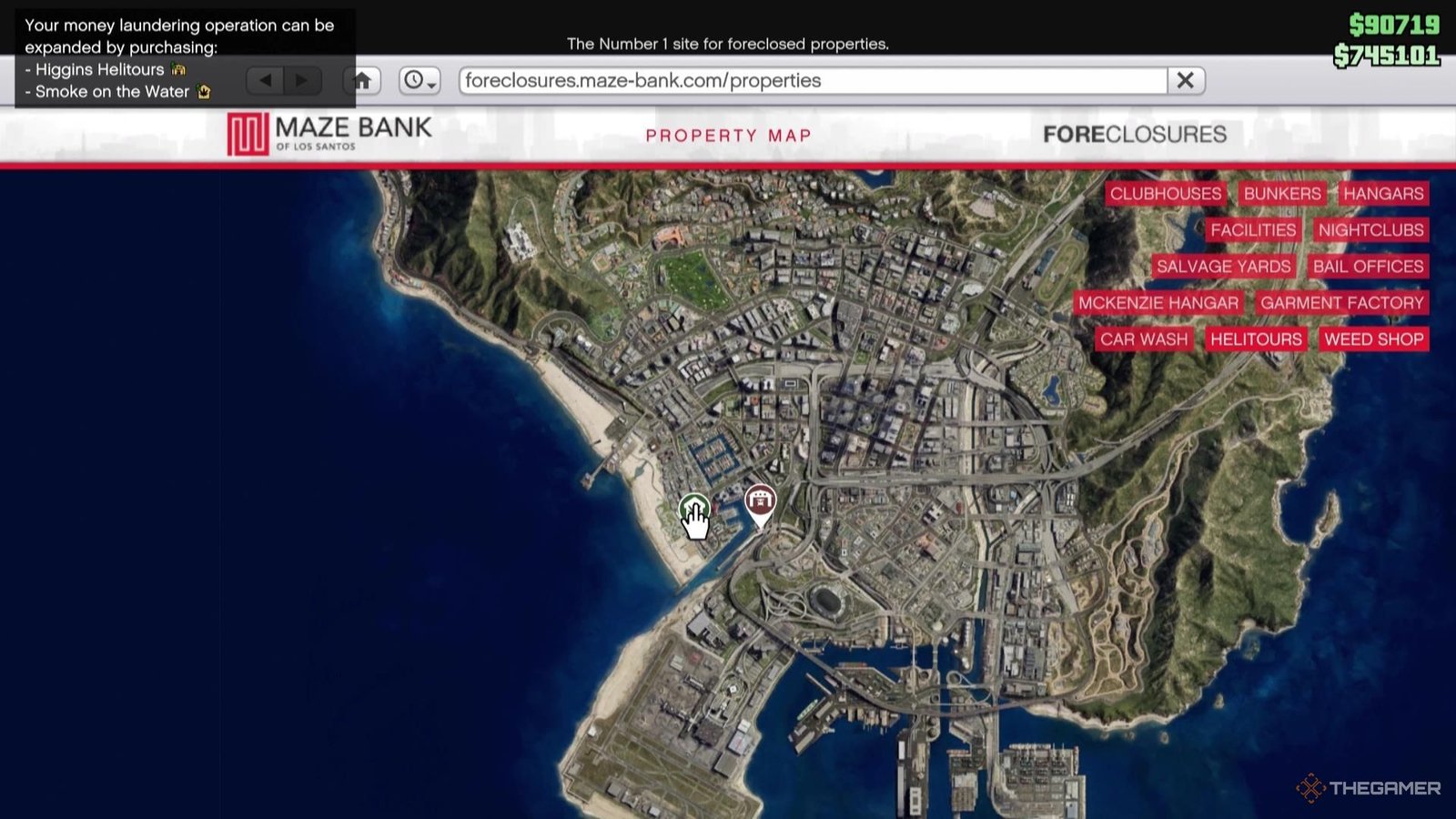 The other Money Front opportunities in GTA Online.