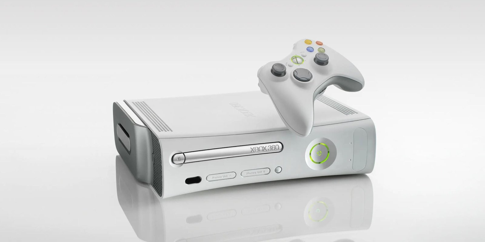 The Microsoft Xbox 360 console.